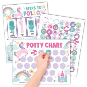 Potty Training Chart | Sticker Charts | Early Education - Unicorn