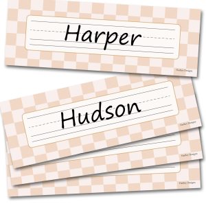 Classroom Labels | Set of 36 | Classroom Supplies - Boho Muted Rainbow